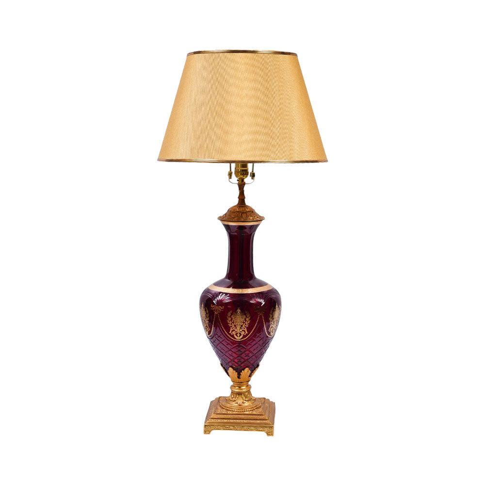 LAMP CRYSTAL BRASS IR H-L019-W JSC20-RED