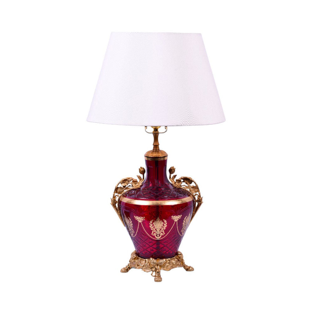 LAMP CRYSTAL BRASS IR H-V155-1119-W JSC20-RED