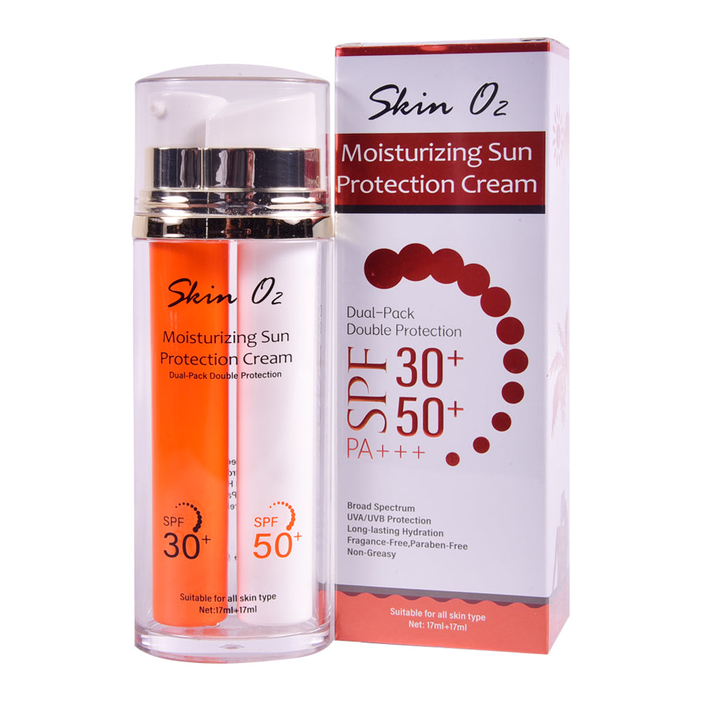 SKIN O2 MOISTURIZING SUN PROTECTION CREAM SPF30 + SPF50 DUAL
