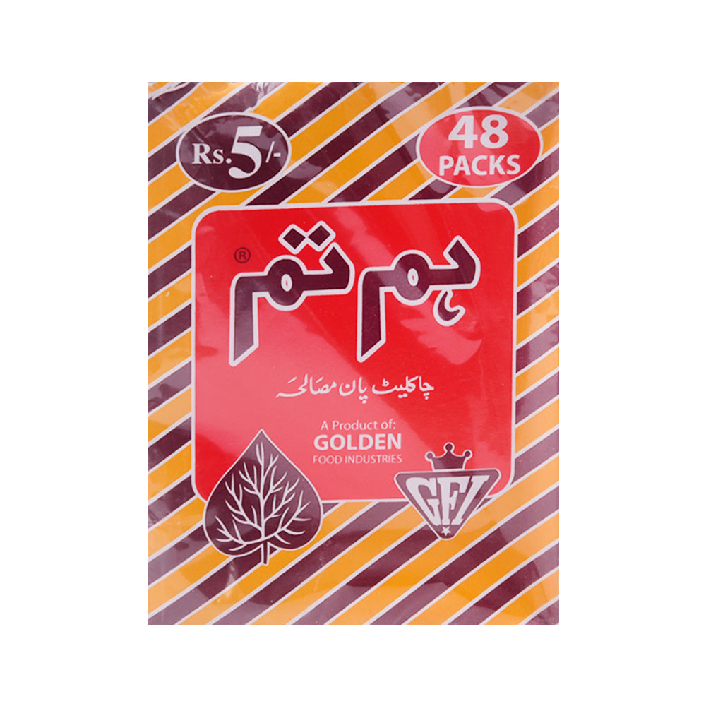 HUM TUM PAN MASALA CHOCOLATE GOLDEN 48 PC PACK