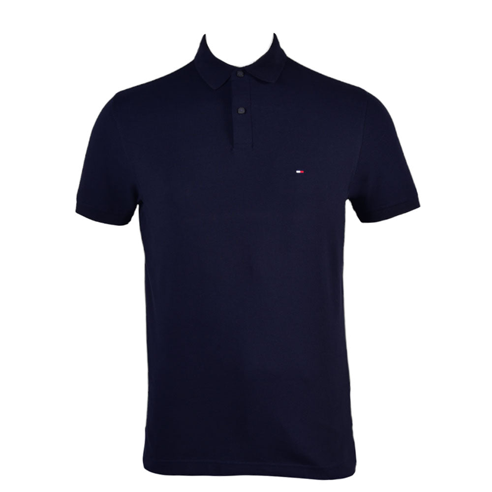 TH MEN S/S POLO SHIRT 78J7063-410 NVY M (IR)