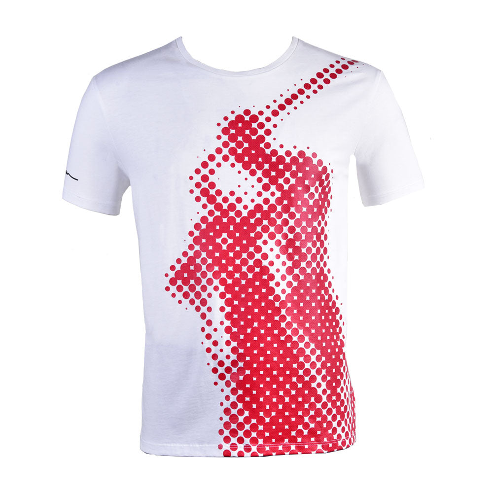 RL MEN S/S R.NECK SHIRT 496002 WHT L (IR)