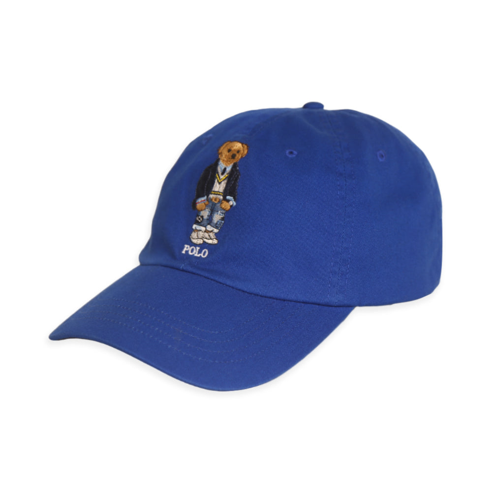RL MEN BEAR P CAP 588001 BLU (IR)