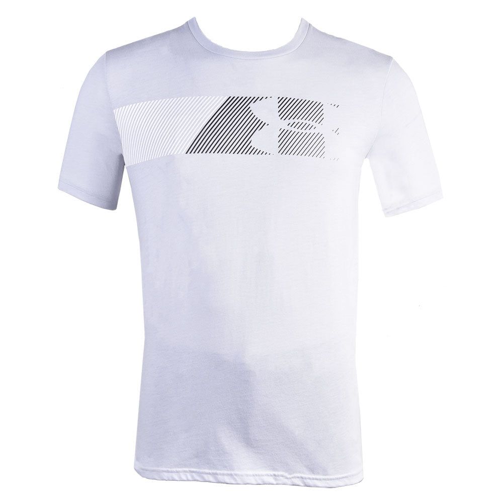 UA MEN S/S R-NECK SHIRT 1329584014 GRY M (IR)