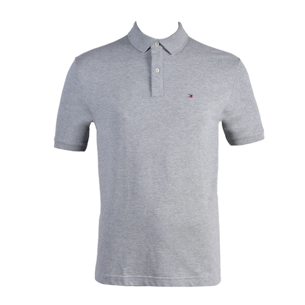TH MEN S/S POLO SHIRT 7803120-043 GRY M (IR)