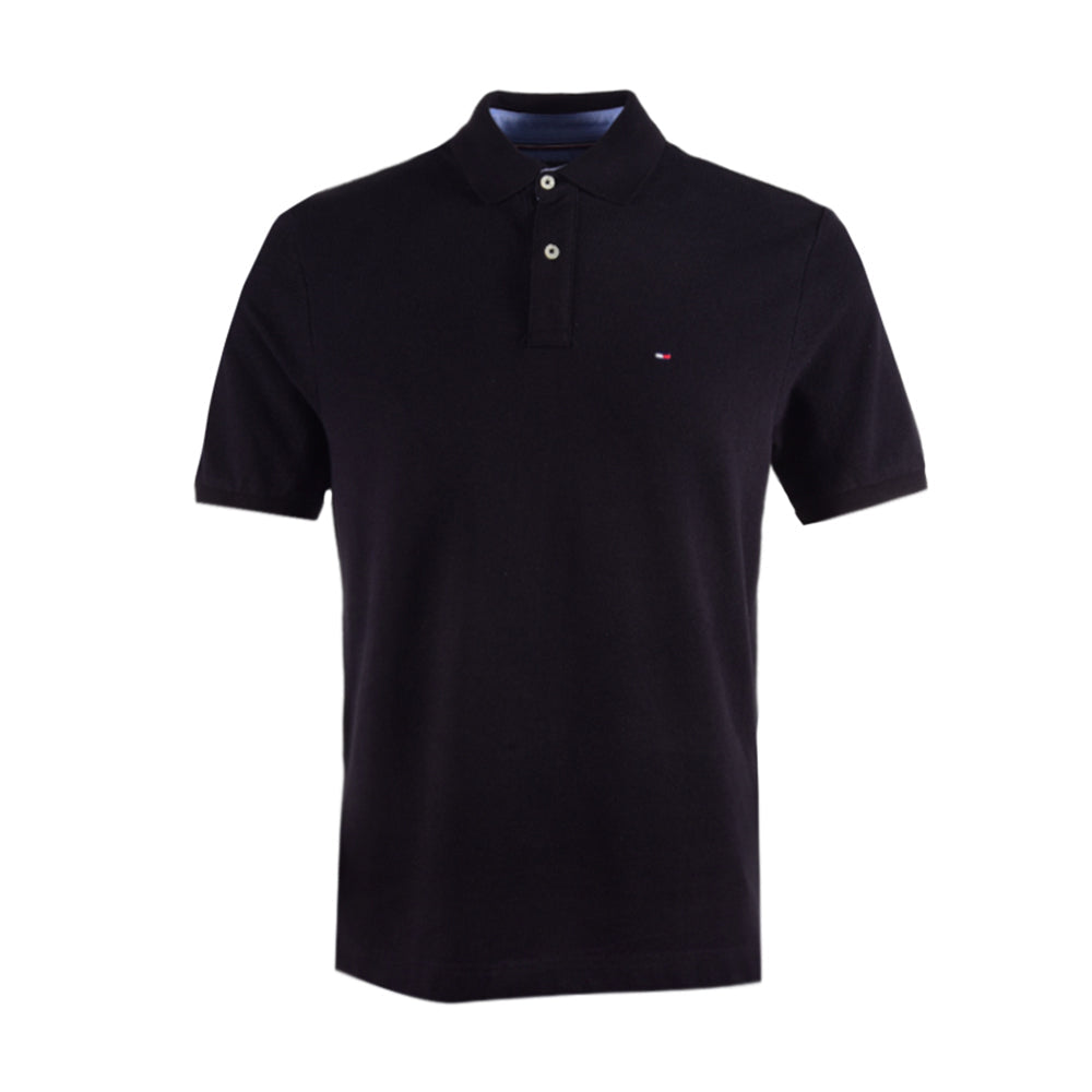 TH MEN S/S POLO SHIRT 7802266-078 BLK S (IR)