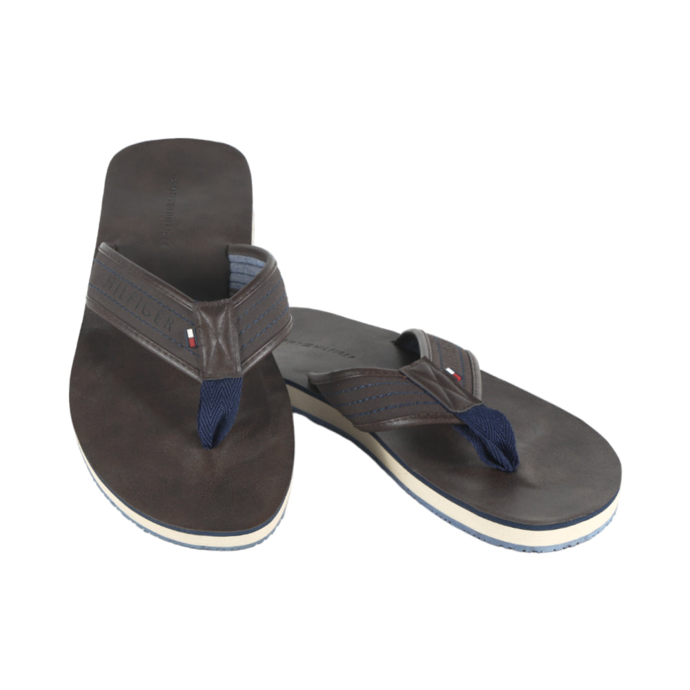 TH MEN SLIPPER DILL D/BRN 11 (IR)
