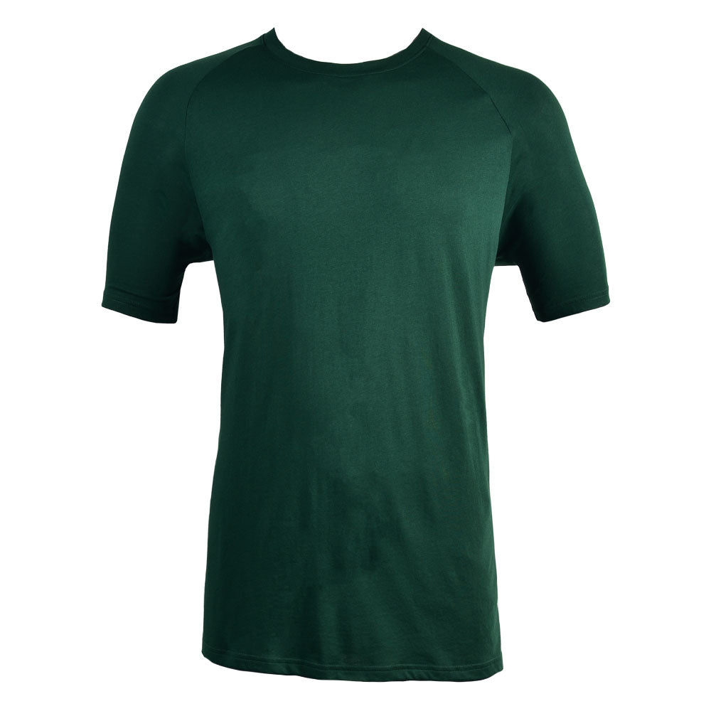 UA MEN S/S R.NECK SHIRT 1360695-301 GRN XL (IR)