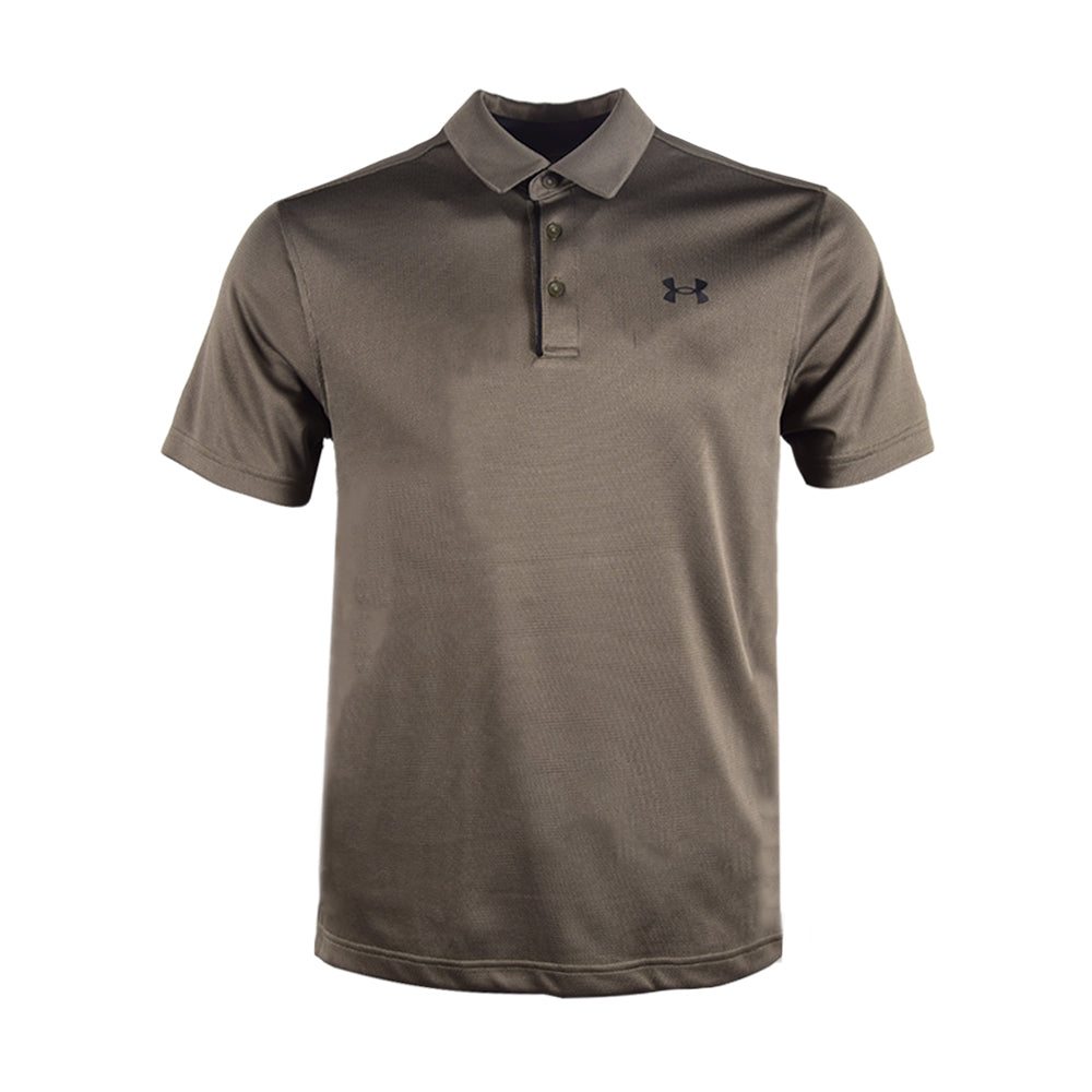 UA MEN S/S POLO SHIRT 1290140-390 GRN M (IR)