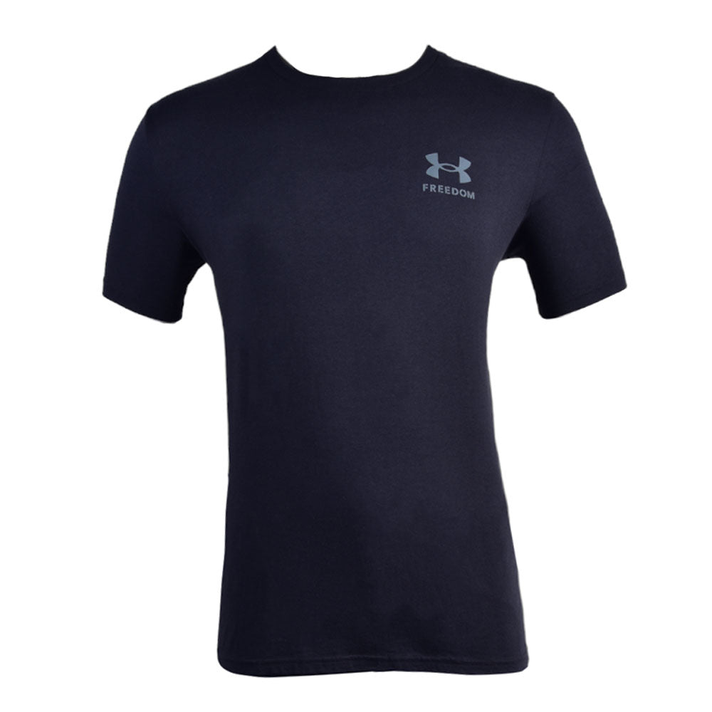 UA MEN S/S R-NECK T SHIRT 1370818-002 BLK L (IR)