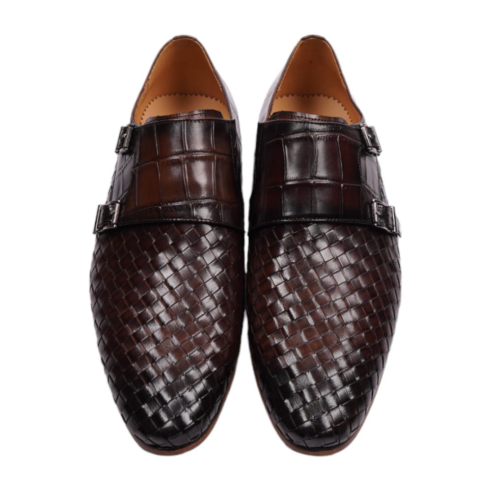 EXCELLENT MEN SHOES A86-15 DK-BRN IR 41