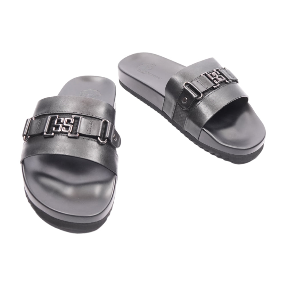 EXCELLENT MEN SLIDER 0218-9 BLK IR 41