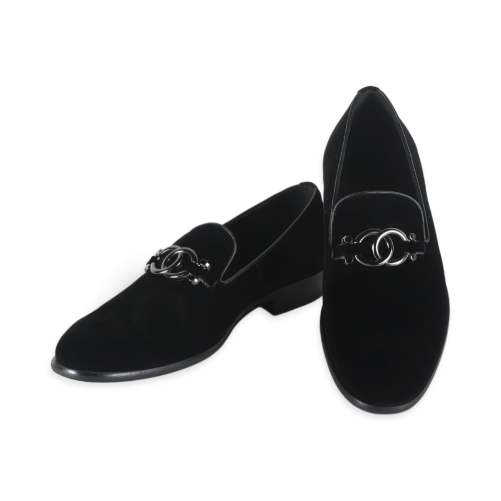 EXCELLENT MEN SHOES R233-22T BLK IR 43