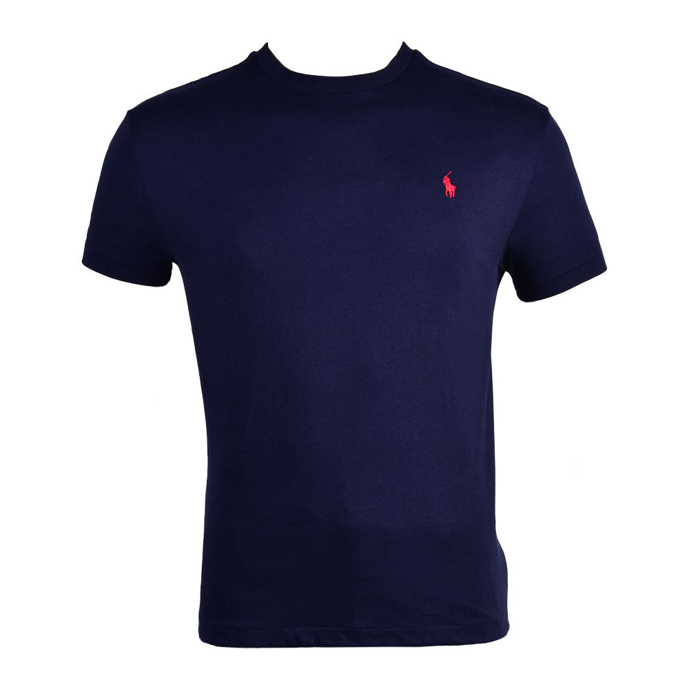 RL MEN S/S R.NECK T SHIRT 087004 NVY S (IR)