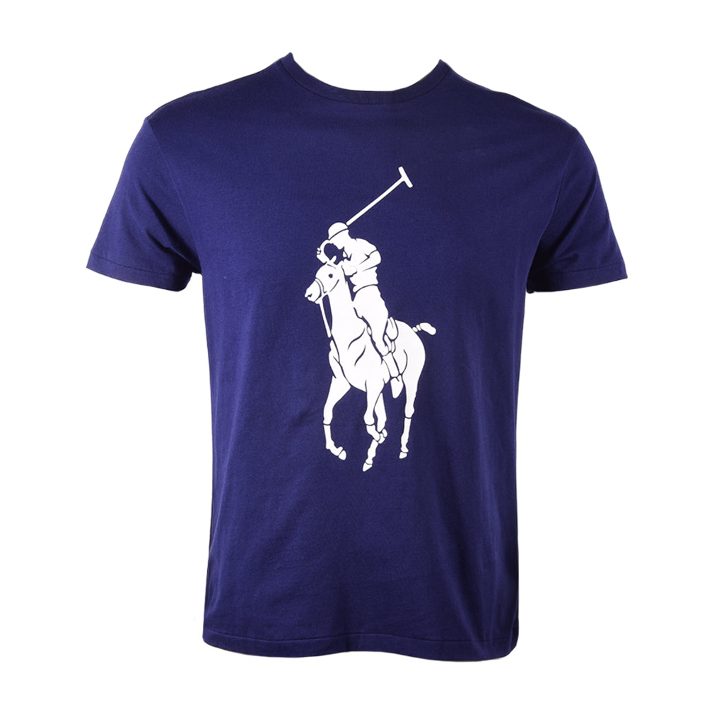 RL MEN S/S R.NECK T-SHIRT 982013 NVY (IR.S)