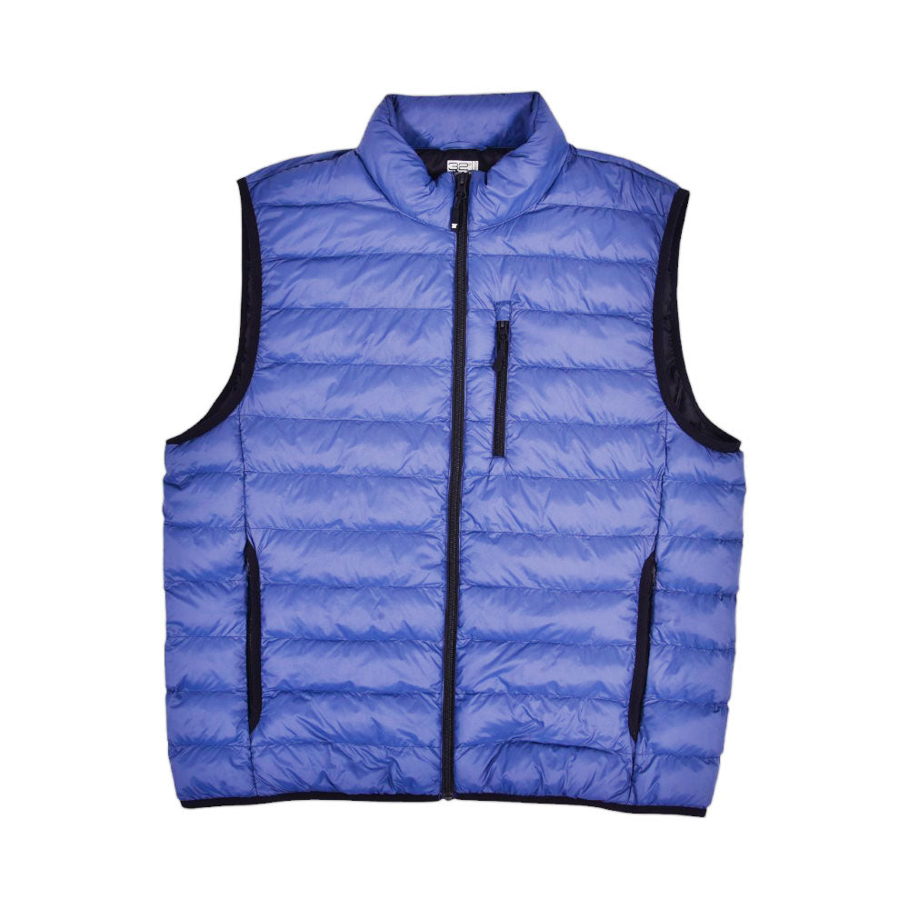 HEAT MEN S/L PUFFER JACKET 1521640 BLU L (IR.W)