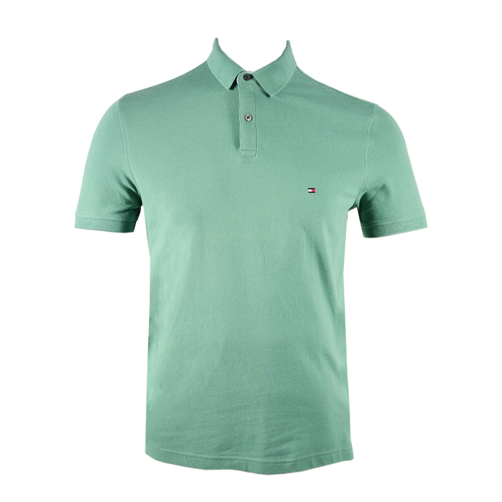 TH MEN S/S POLO SHIRT 78J6335-313 L.GRN S (IR.S)