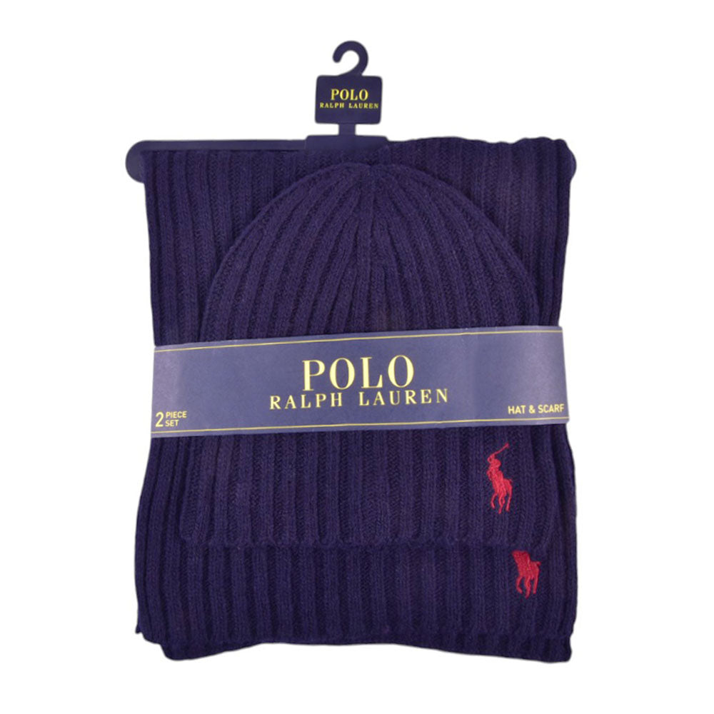 RL CAP/SCARF SET NVY (IR.W)
