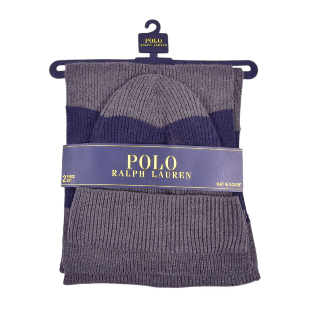RL CAP/SCARF SET GRY (IR.W)