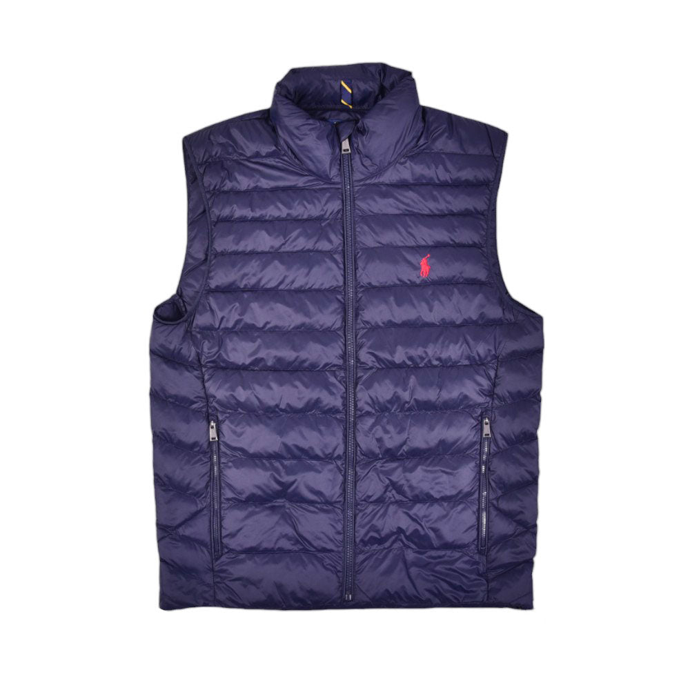 RL MEN S/L PUFFER JACKET 941003 NVY S (IR.W)