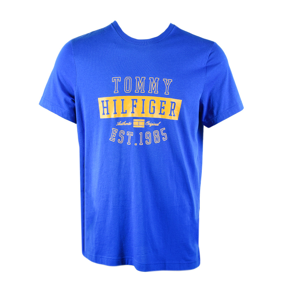 TH MEN S/S R.NECK T-SHIRT 09T4272-433 R.BLU M (IR.S)