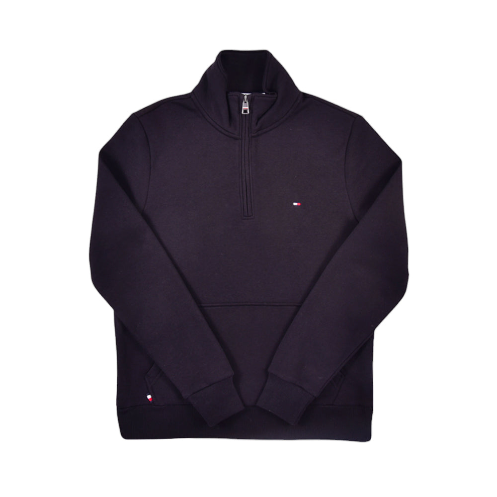 TH MEN L/S HALF ZIPPER 78J8233-001 BLK S (IR.W)