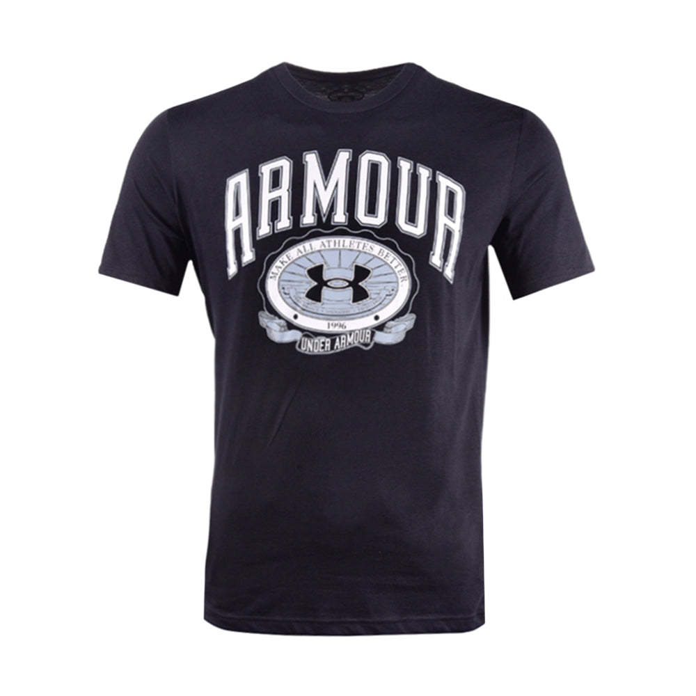 UA MEN S/S T.SHIRT 1379537-001 BLK M (IR.S)