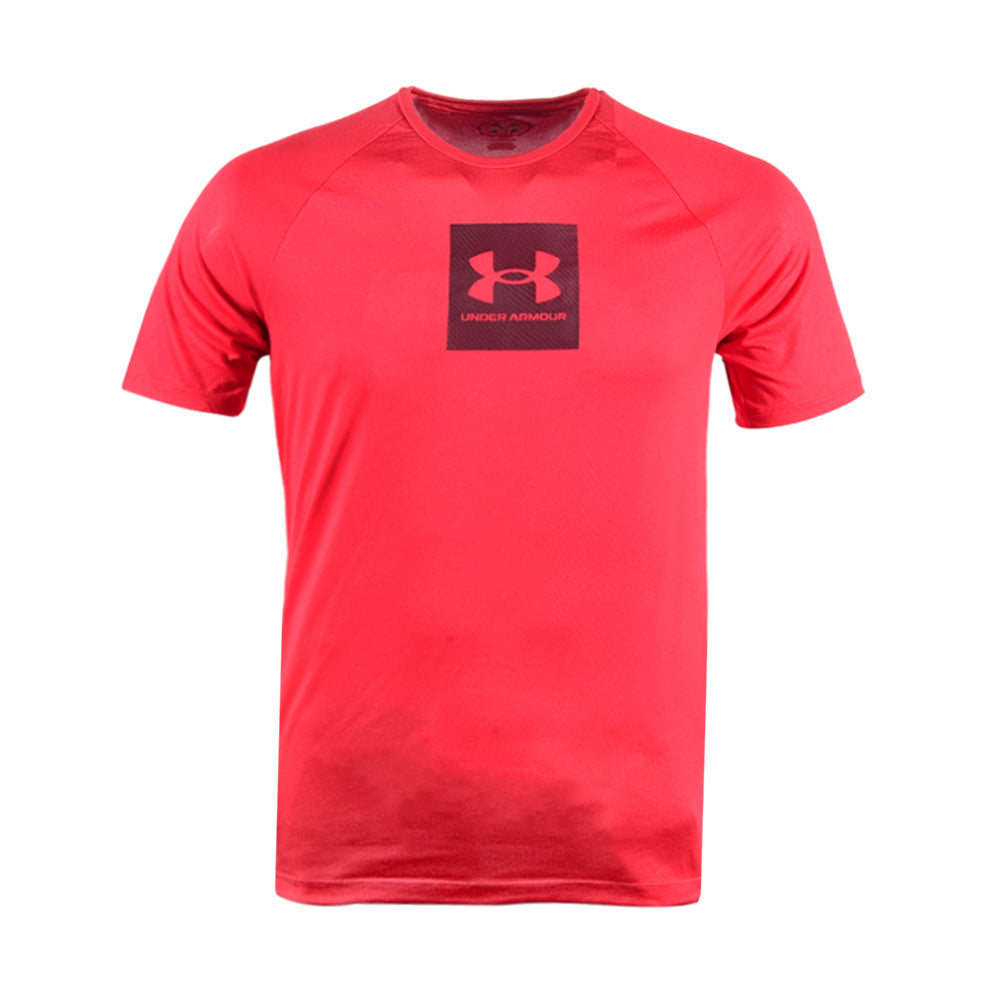 UA MEN S/S T.SHIRT 1380785-600 RED S (IR.S)