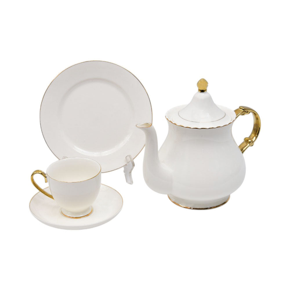 TEA SET 24PC BONE CHINA GGK HG AT