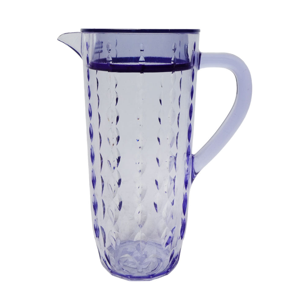 JUG ACRYLIC WATER DROP CUT AC109-03 PURPLE