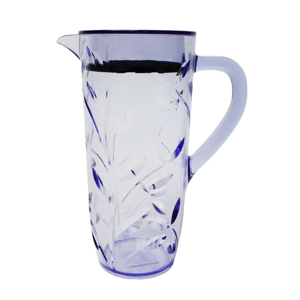 JUG ACRYLIC LEAVES CUT AC110-03 PURPLE