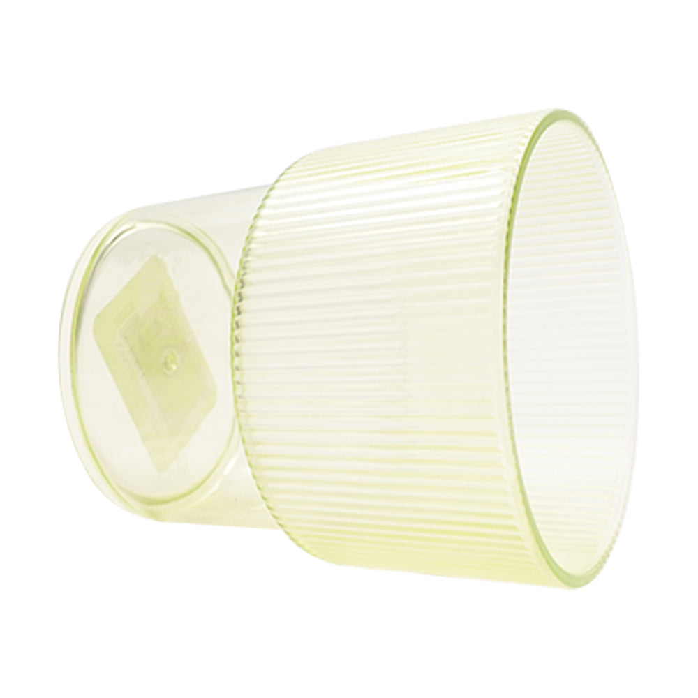 GLASS ACRYLIC FROSTED STACKABLE AC130-5 GREEN (Pack 6)