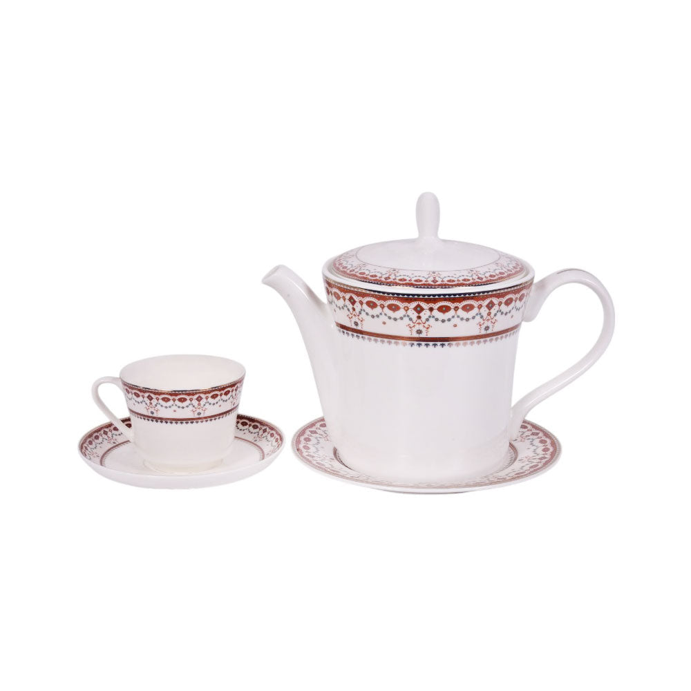 TEA SET 24 PC BONE CHINA H3-2 FT