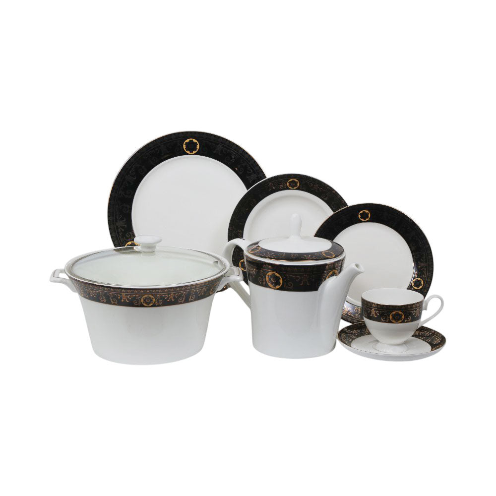 DINNER SET 89 PC BONE CHINA JOHN ADAMS H3-3FT