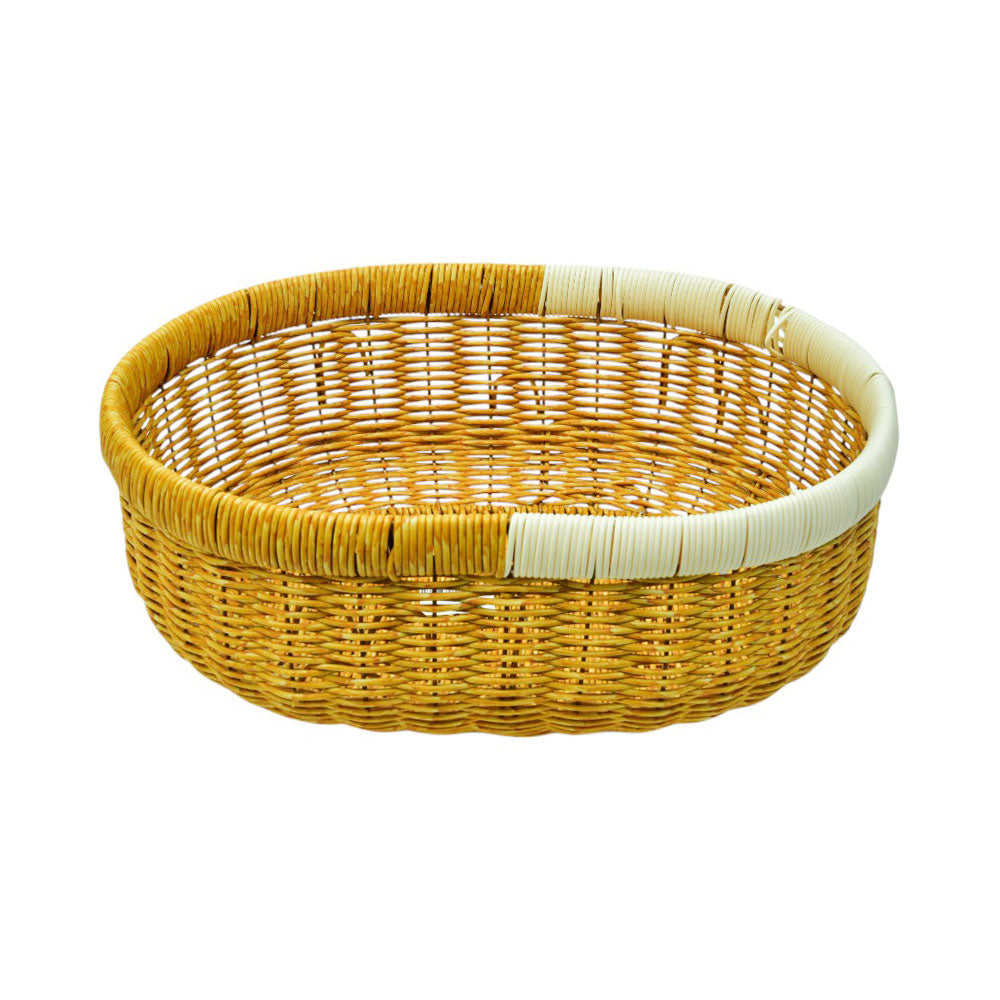 FRUIT BASKET CANE OVAL LARGE IR 1365-24