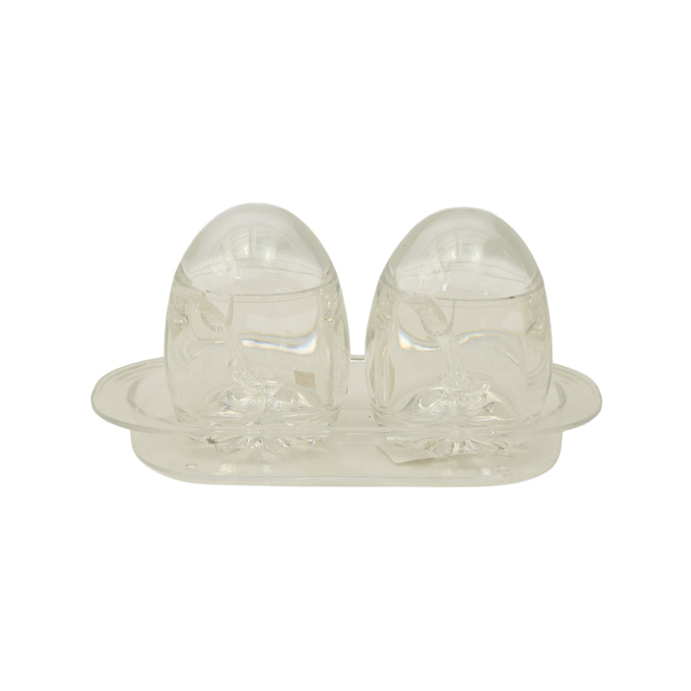 JAM POT SET 2PC ACRYLIC IR F1943