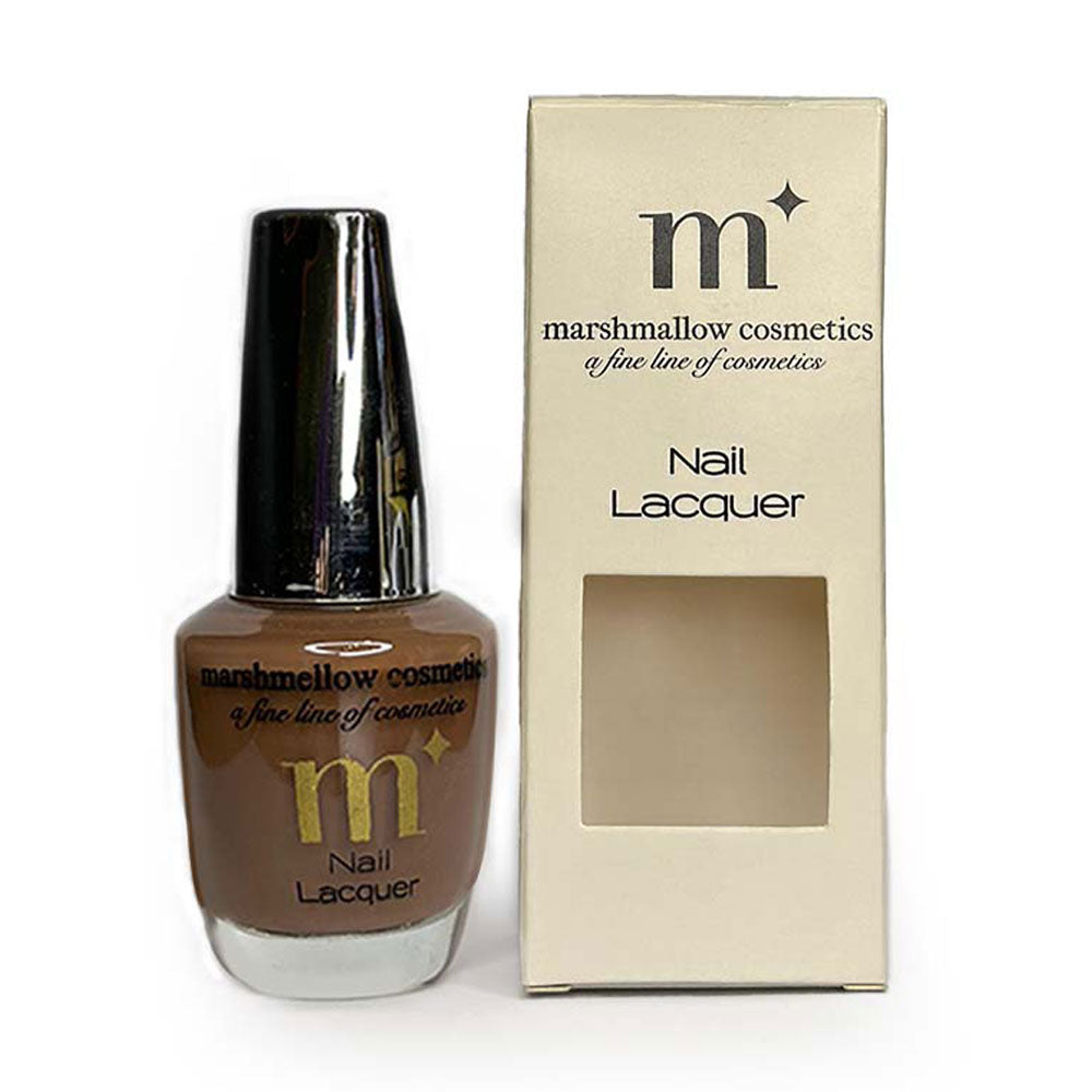 MARSHMALLOW NAIL LACQUER COFFEE BROWN 15ML