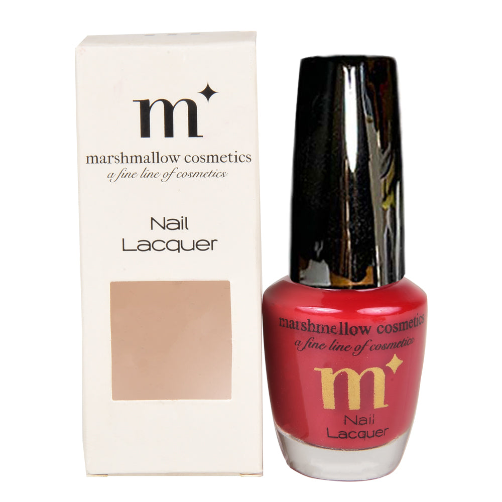 MARSHMALLOW NAIL LACQUER BRICK RED 15ML