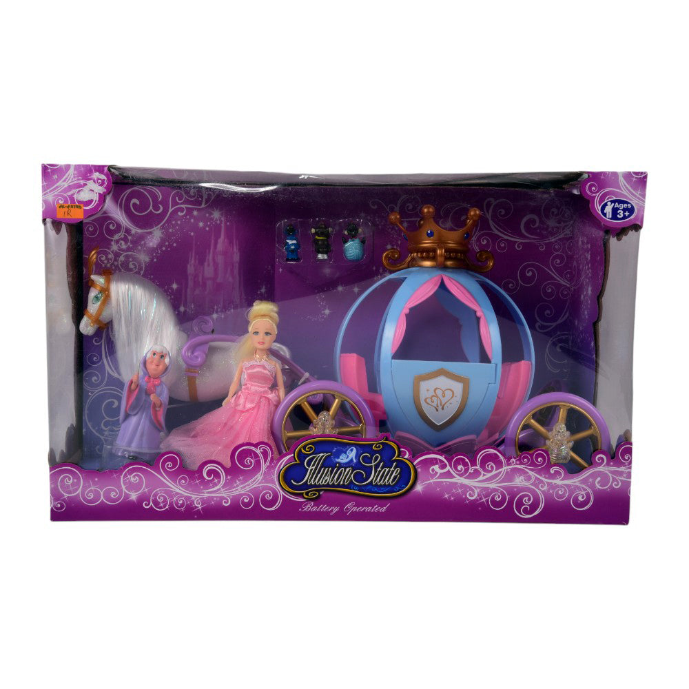 205A PRINCESS DOLL WITH HORSE B/O D