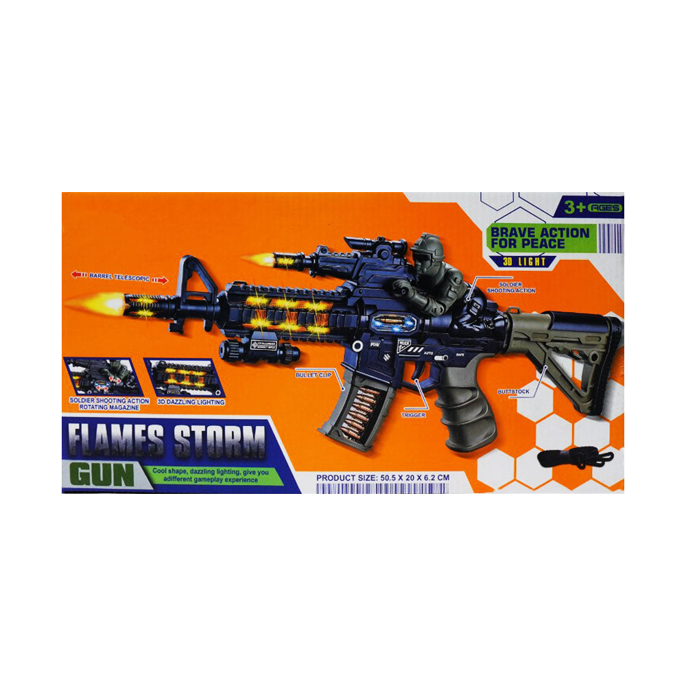 JQ811B FLAME STORM GUN B/O IR