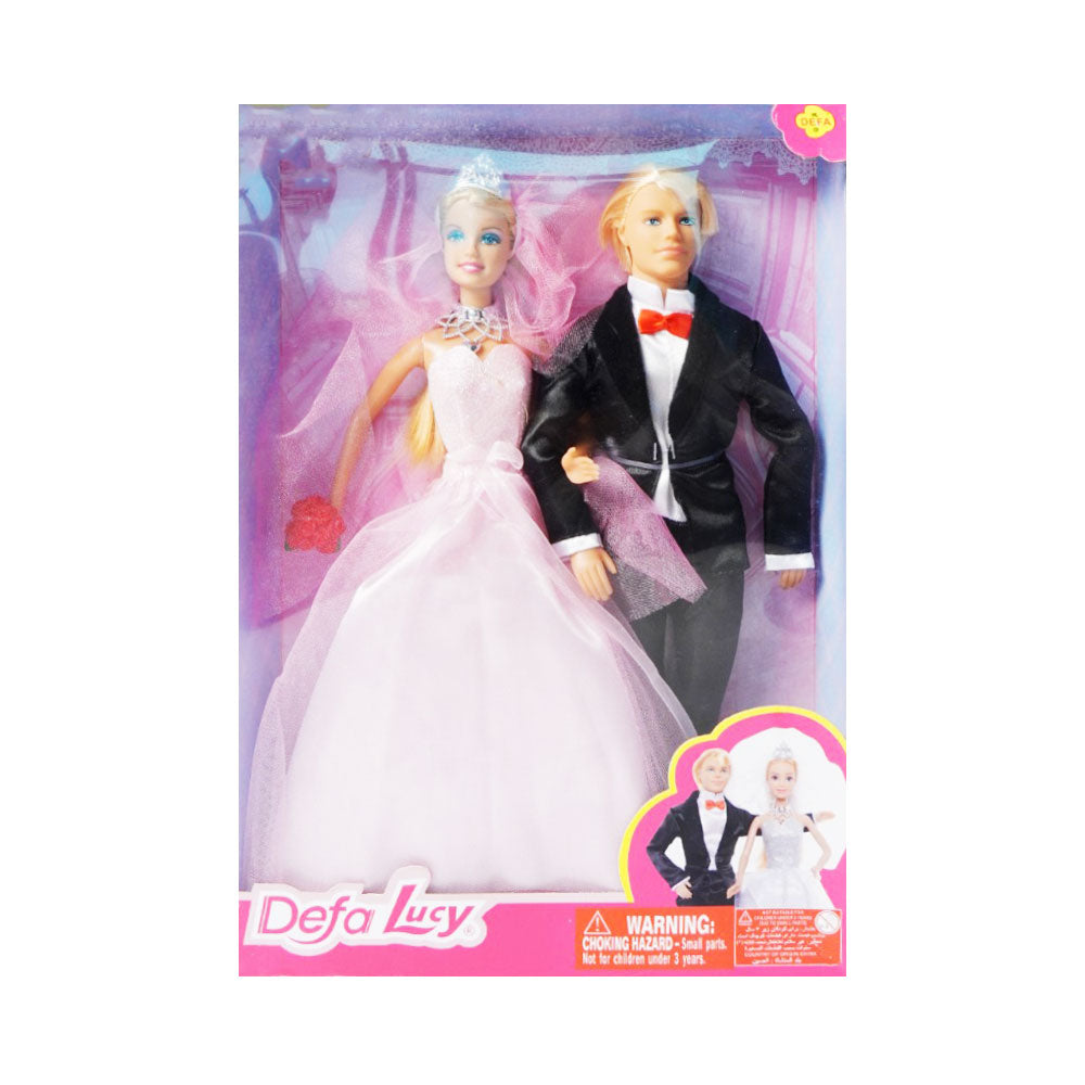 8305 DEFA LUCY BRIDLE & GROOM DOLL A.I