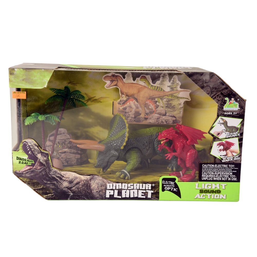 RS004-4 DINOSAUR PLANET SET B/O IR