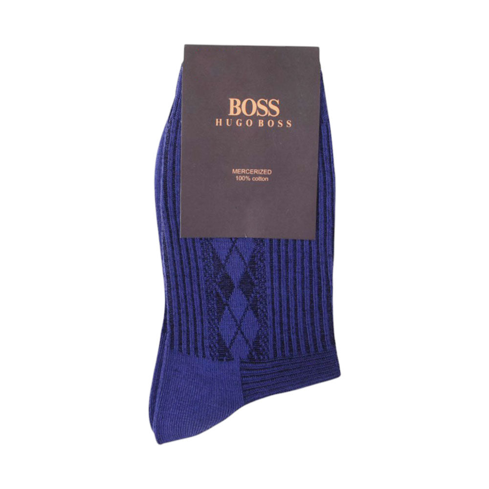 GENTS SOCKS BRANDED SU-23 ROYAL BLUE PLAIN