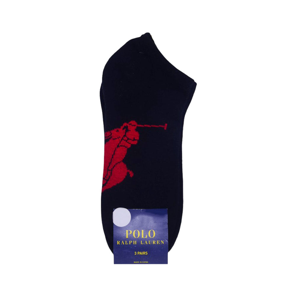 POLO MEN ANKLE SOCKS P-3 827025PK BLK (IR)