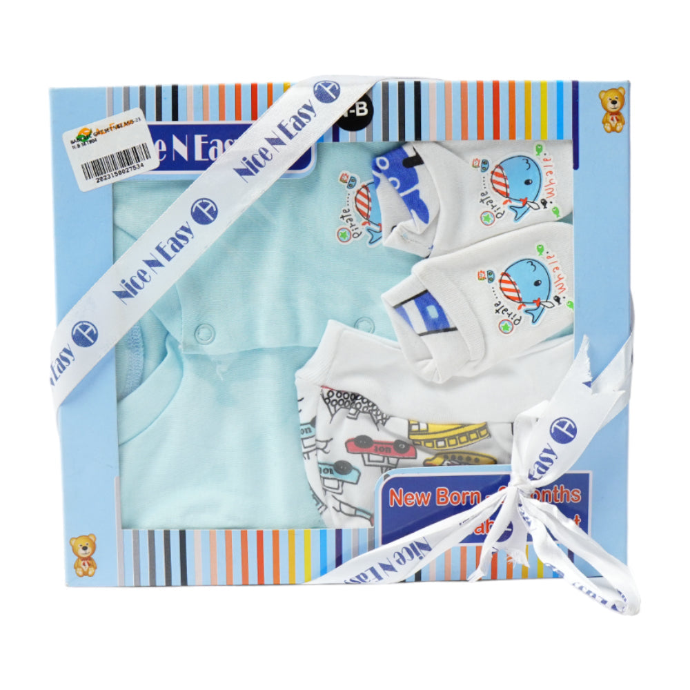 BABY 4PC GIFT SET N&E MZS-23 N.B SET804