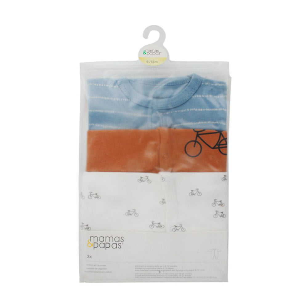 BOYS L/S 3PC SLEEP SUIT M&P MDW-23 9-12M CHI MP01