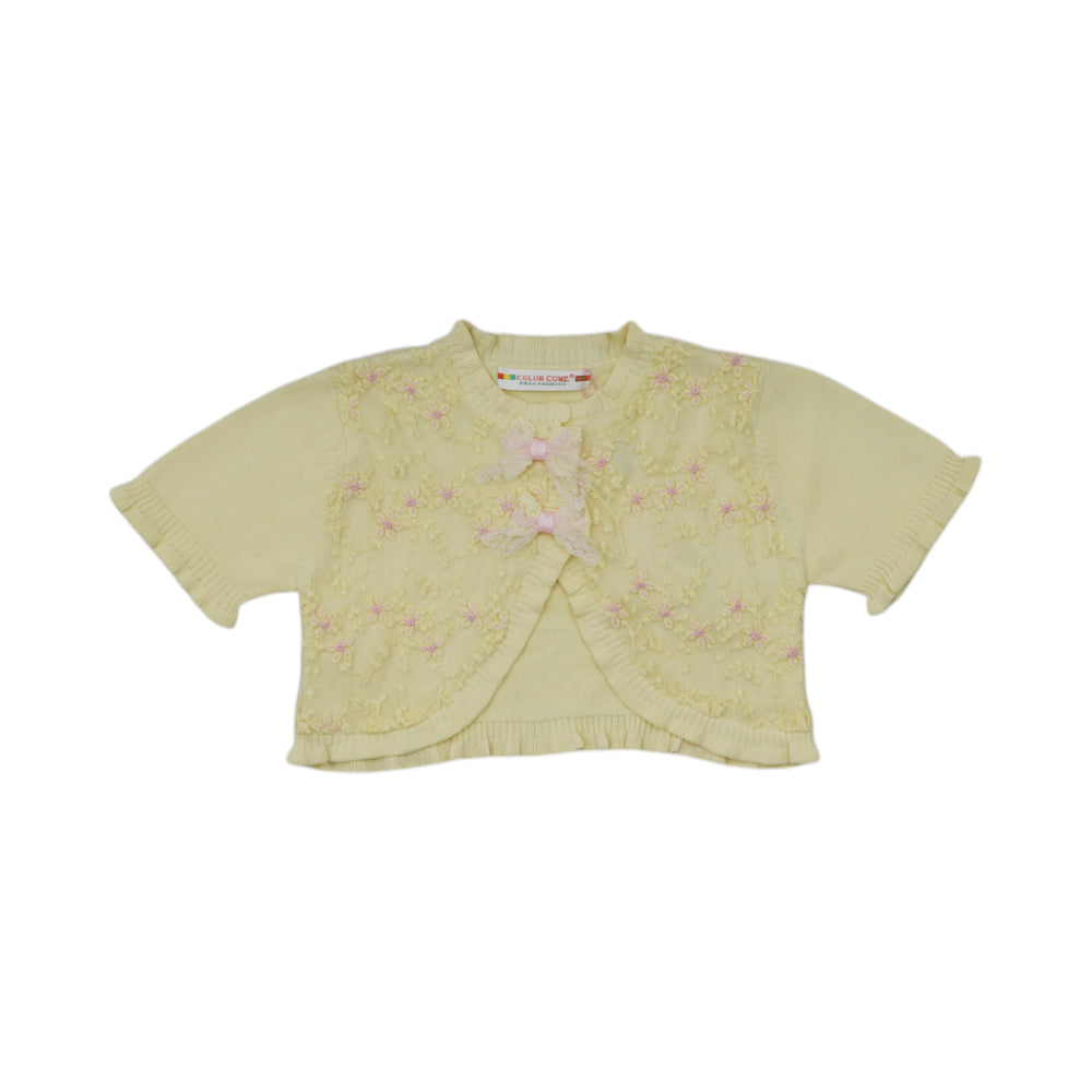GIRLS S/S CARDIGON SWEATER MDW-23 2-3 YEAR CHI 1179A