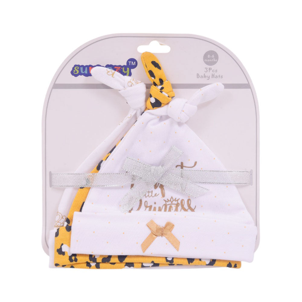 BABY COTTON CAP 3PC SET MDW-23 CHI BH338