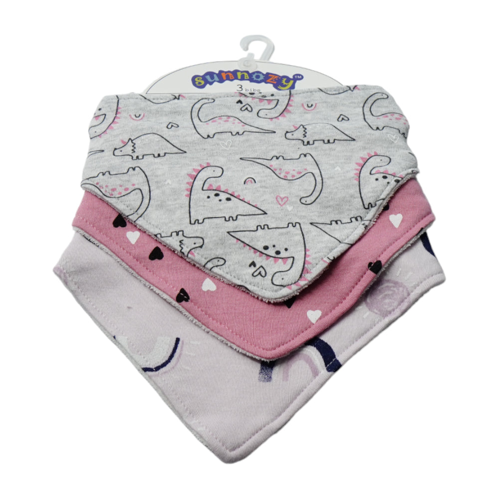 BABY BIB 3PC PACK MDW-23 CHI BI2016