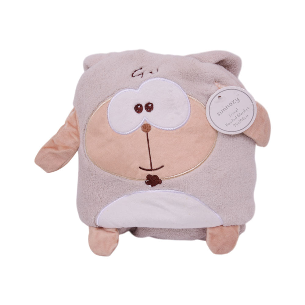 BABY FLEECE WRAPPING SHAWL HOODED MDW-23 CHI 05073